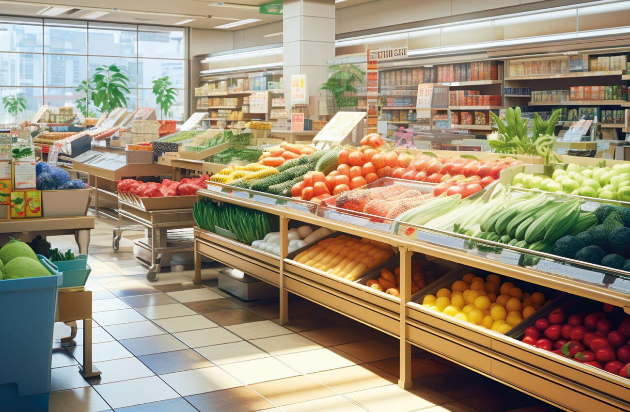 スーパーの生鮮食品売り場イメージ14